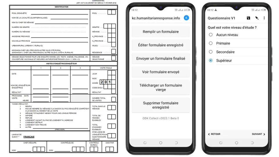 Collecte de données mobile : Partage d'Expérience